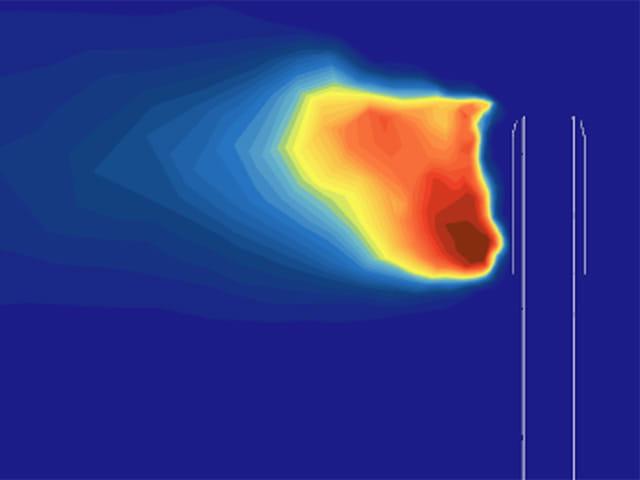 英国火焰研究的耀斑排放模型
